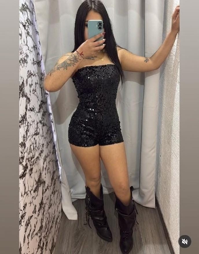 Catsuit viral lentejuelas