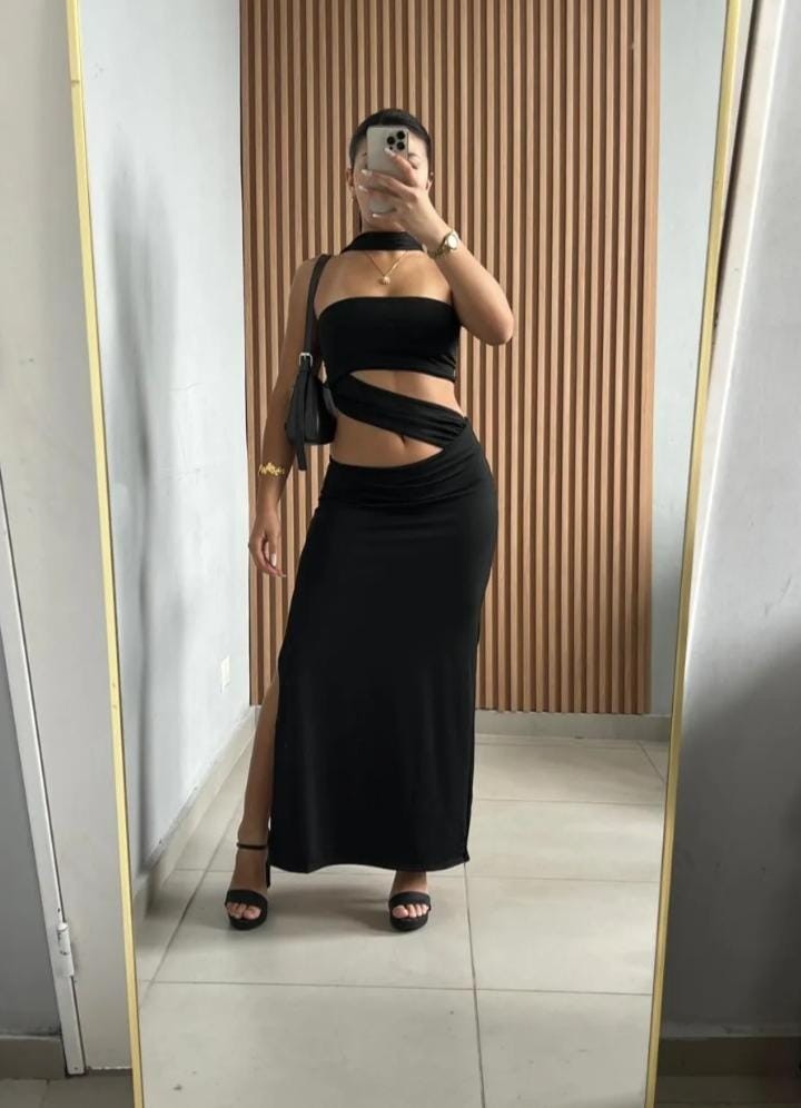 Vestido cruzado