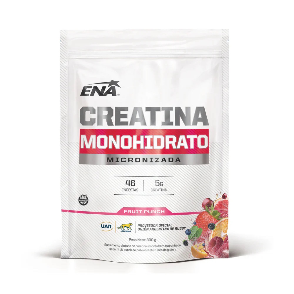 ENA CREATINA MICRONIZADA 300GR FRUIT PUNCH