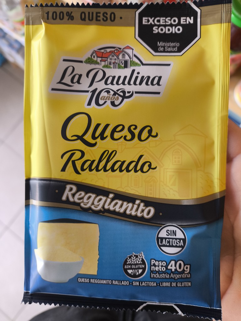 La Paulina queso rallado Reggianito 40g