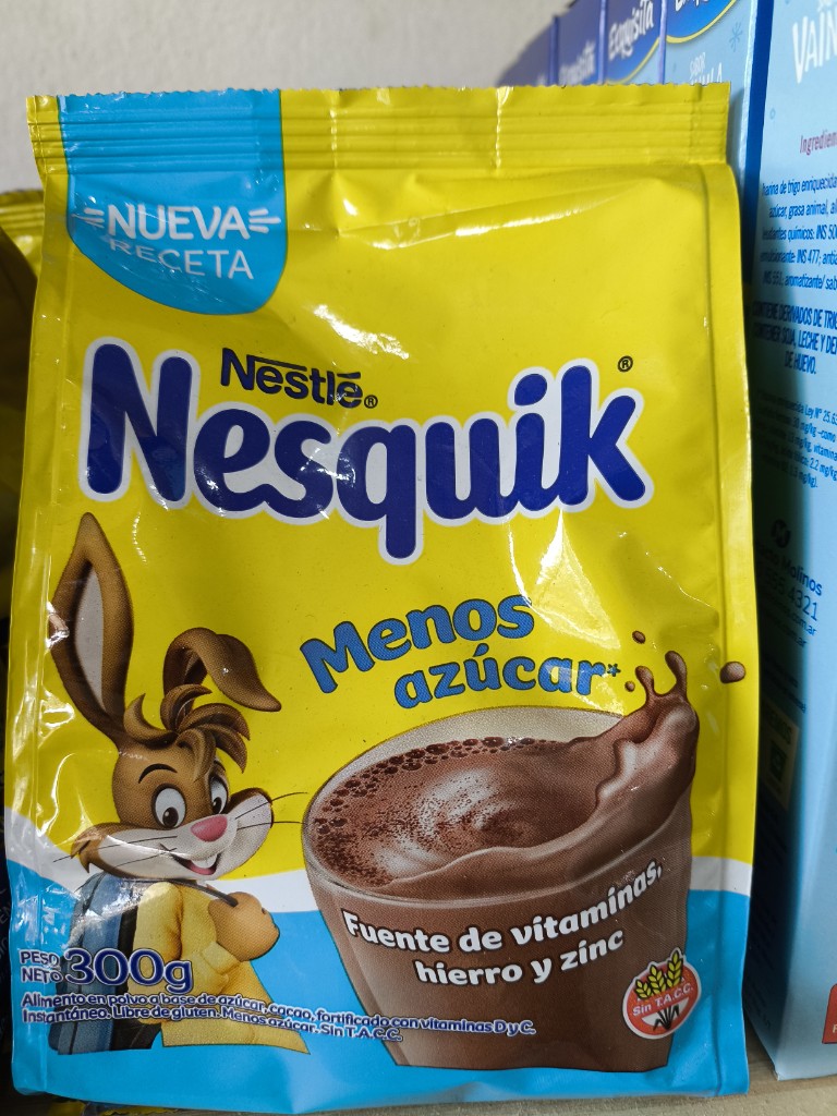 Nestle Nesquik menos azucar 300g