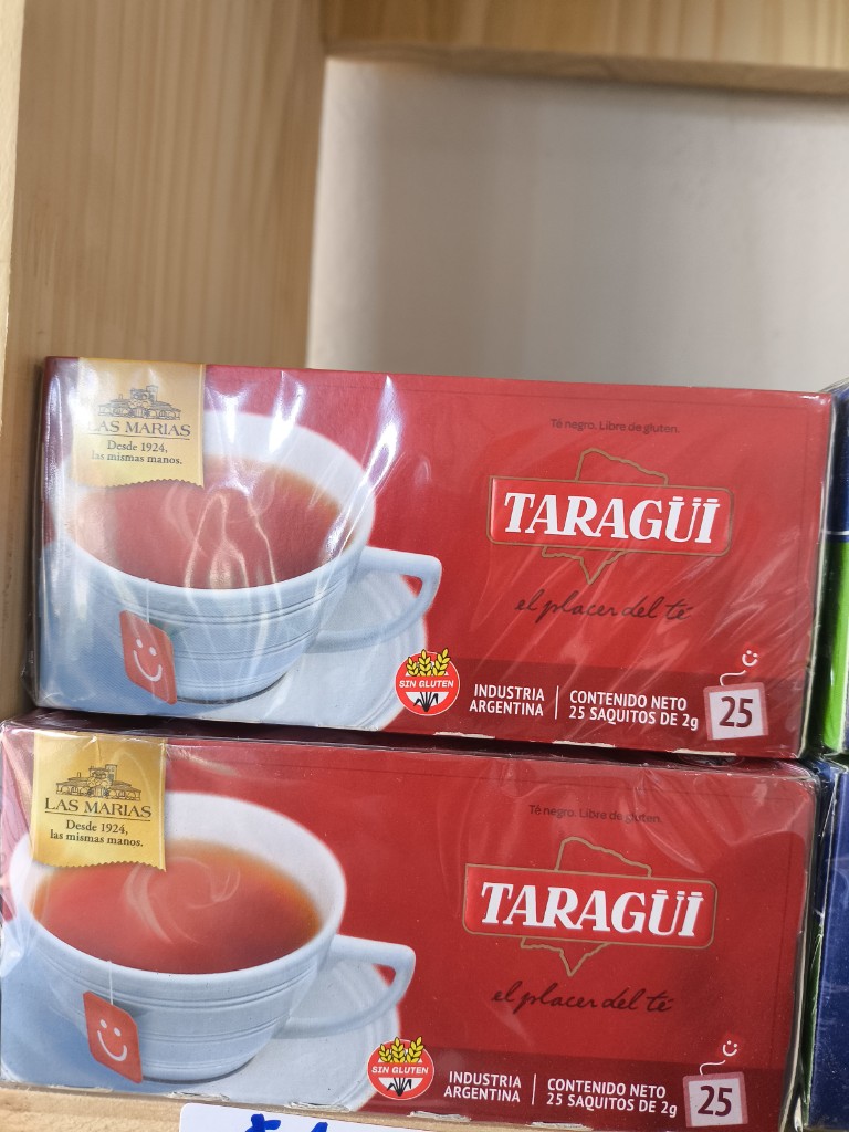 Taragüi té 25 saquitos