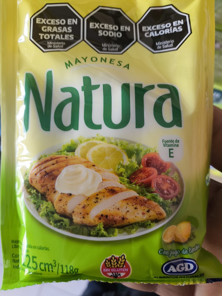 Natura mayonesa con limon