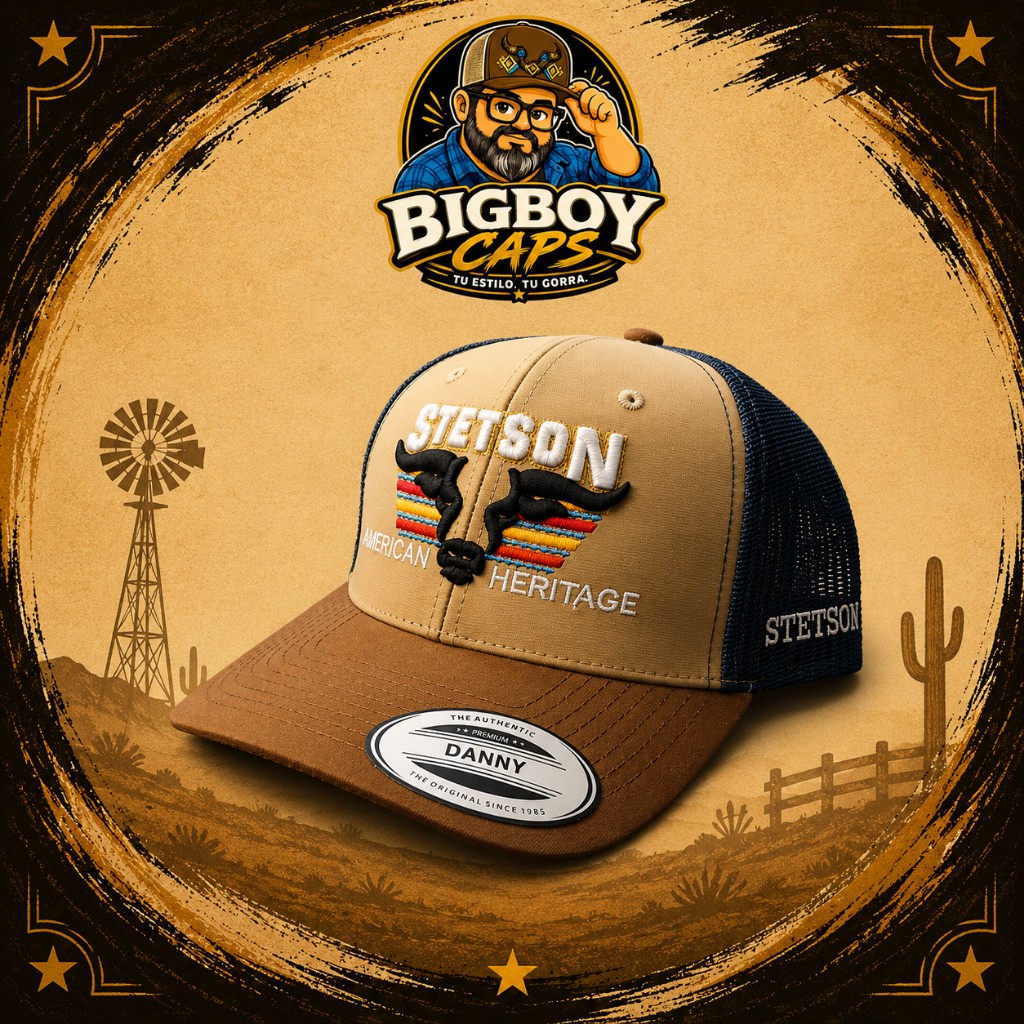 Stetson gorra cafe/negra