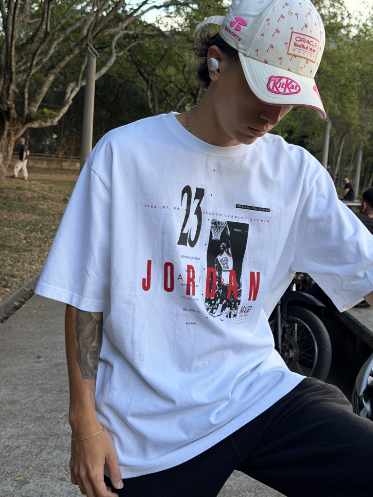 Camiseta Jordan blanca MVP