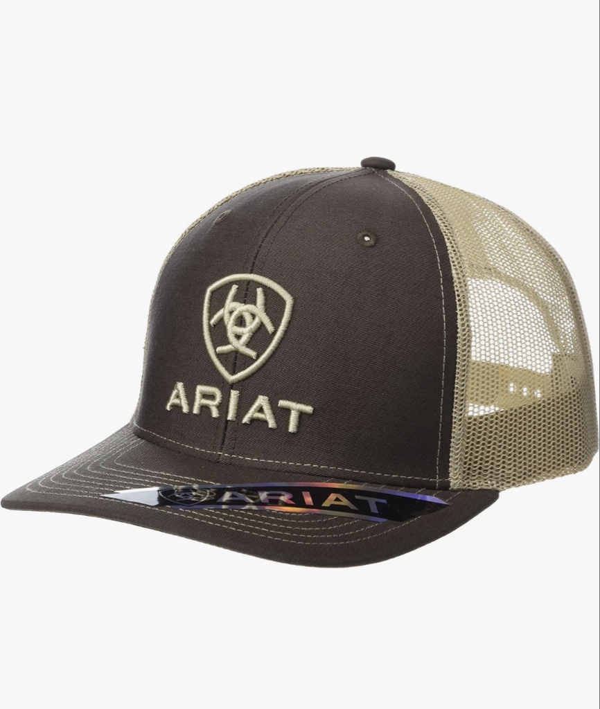 ARIAT gorra café/beige