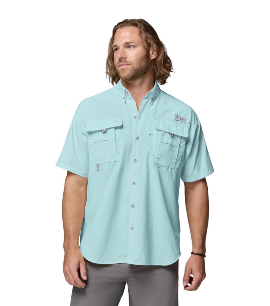 Columbia - Camisa de manga corta PFG Bahama II para hombre