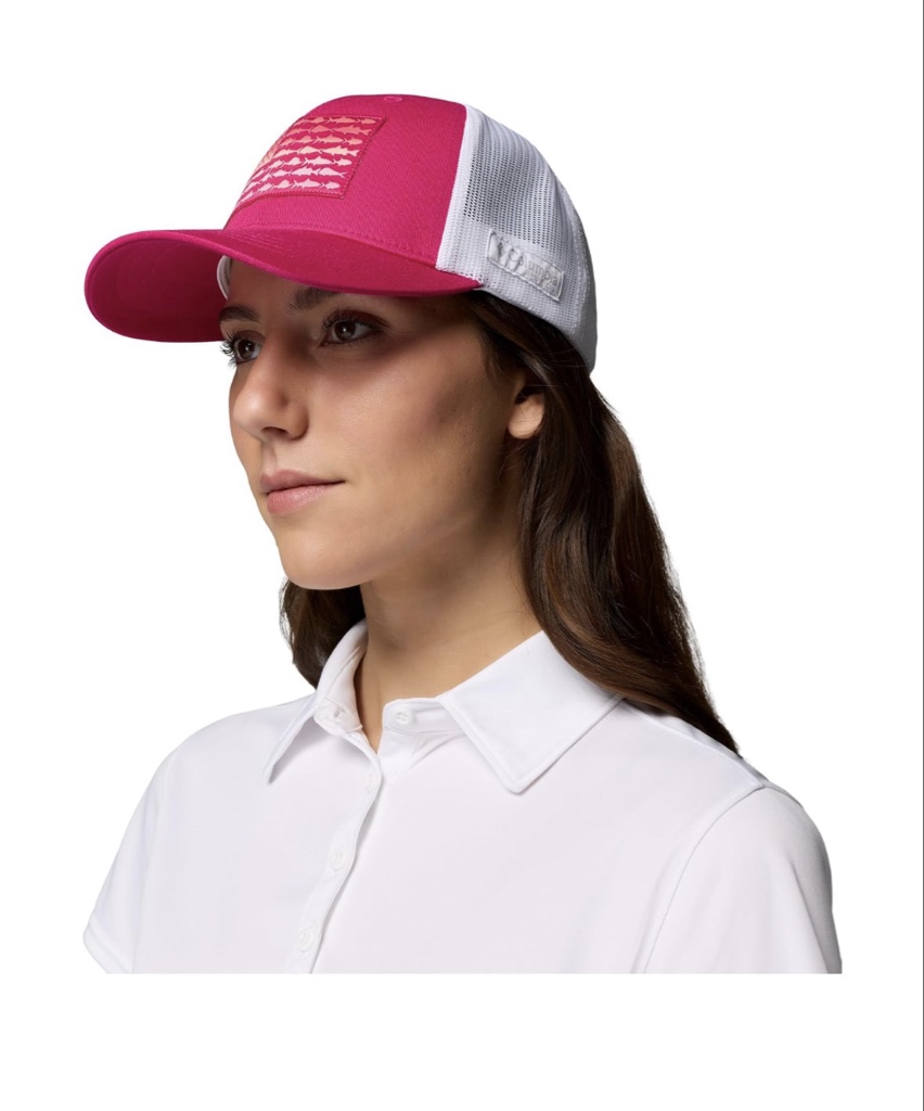 Columbia Snapback de bandera de pez PFG™ fucsia