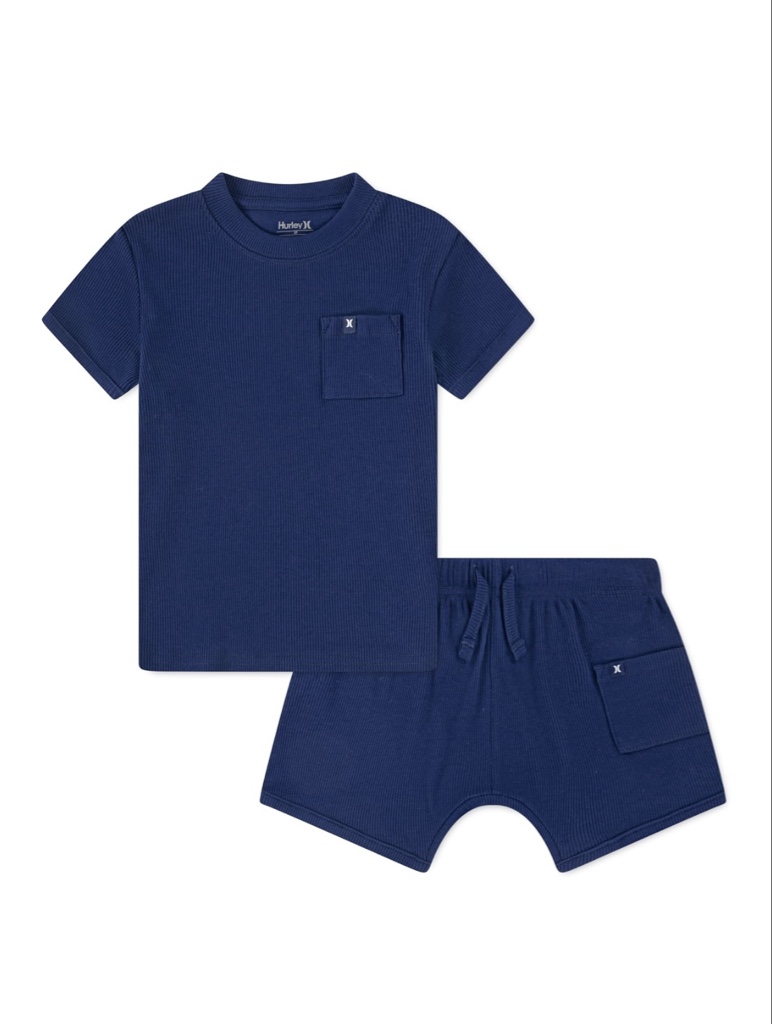 Hurley Conjunto de 2 piezas de camiseta y pantalones cortos