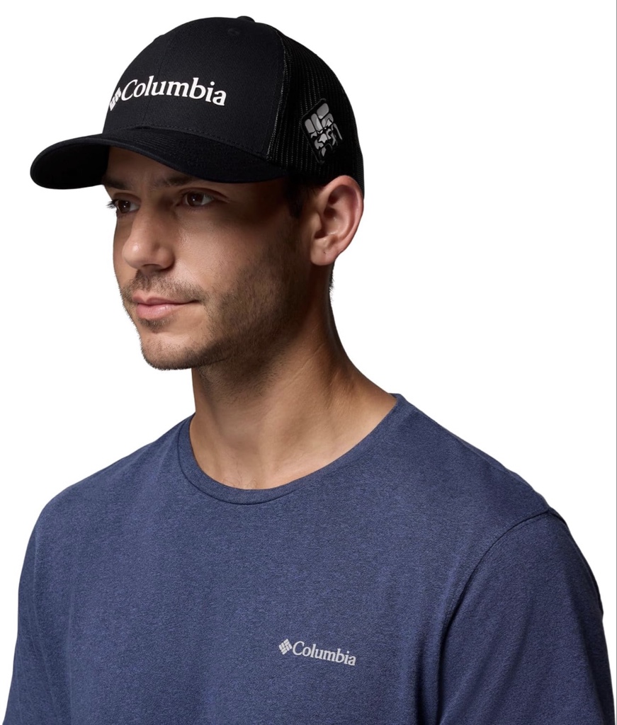 Columbia gorra negra de malla