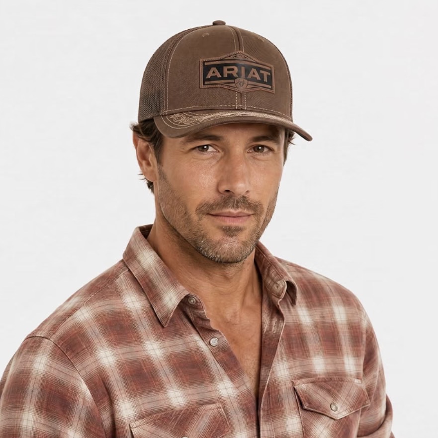 Ariat gorra cafe