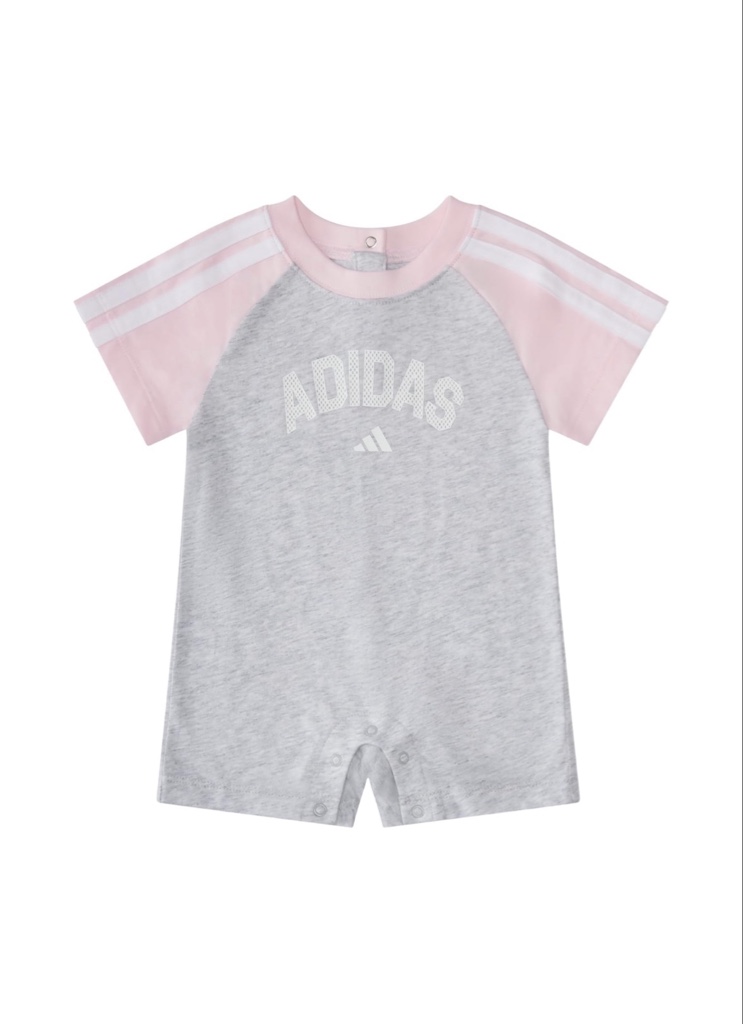 adidas Mameluco corto estampado para bebé niña