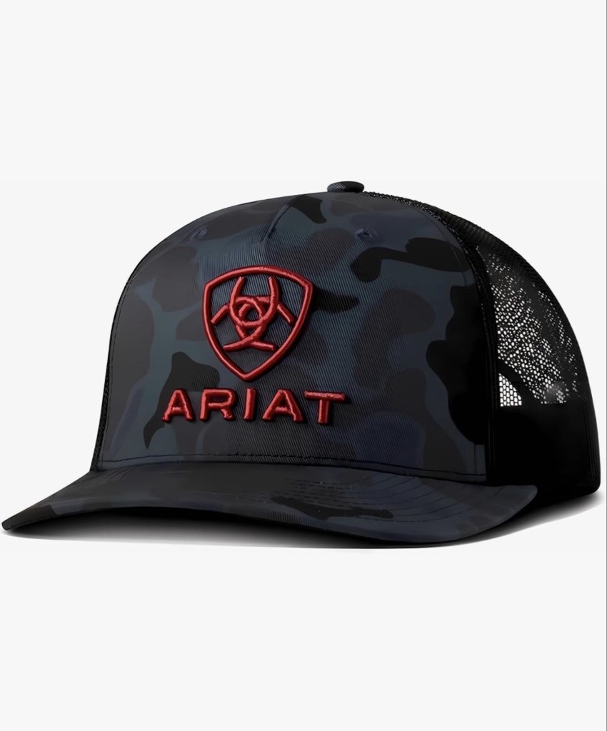 ARIAT gorra navy con logotipo 3D