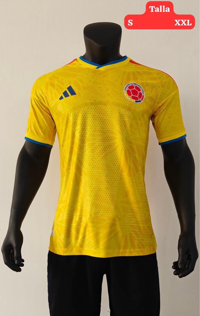 Camiseta player Colombia amarilla 2026 local
