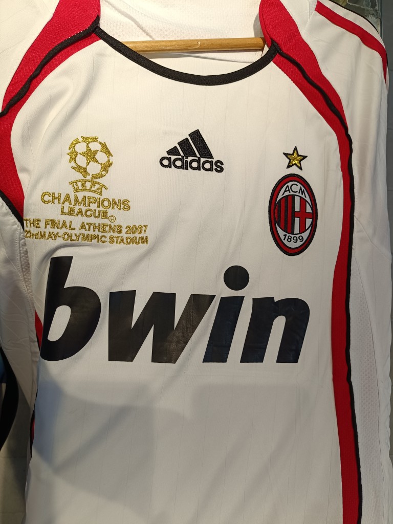 Milan, player 2007, blanca manga corta
