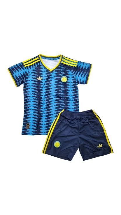 Uniforme Colombia niño 2026 visitante