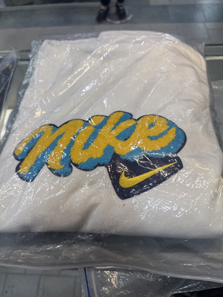 Sudadera Nike blanca algodón