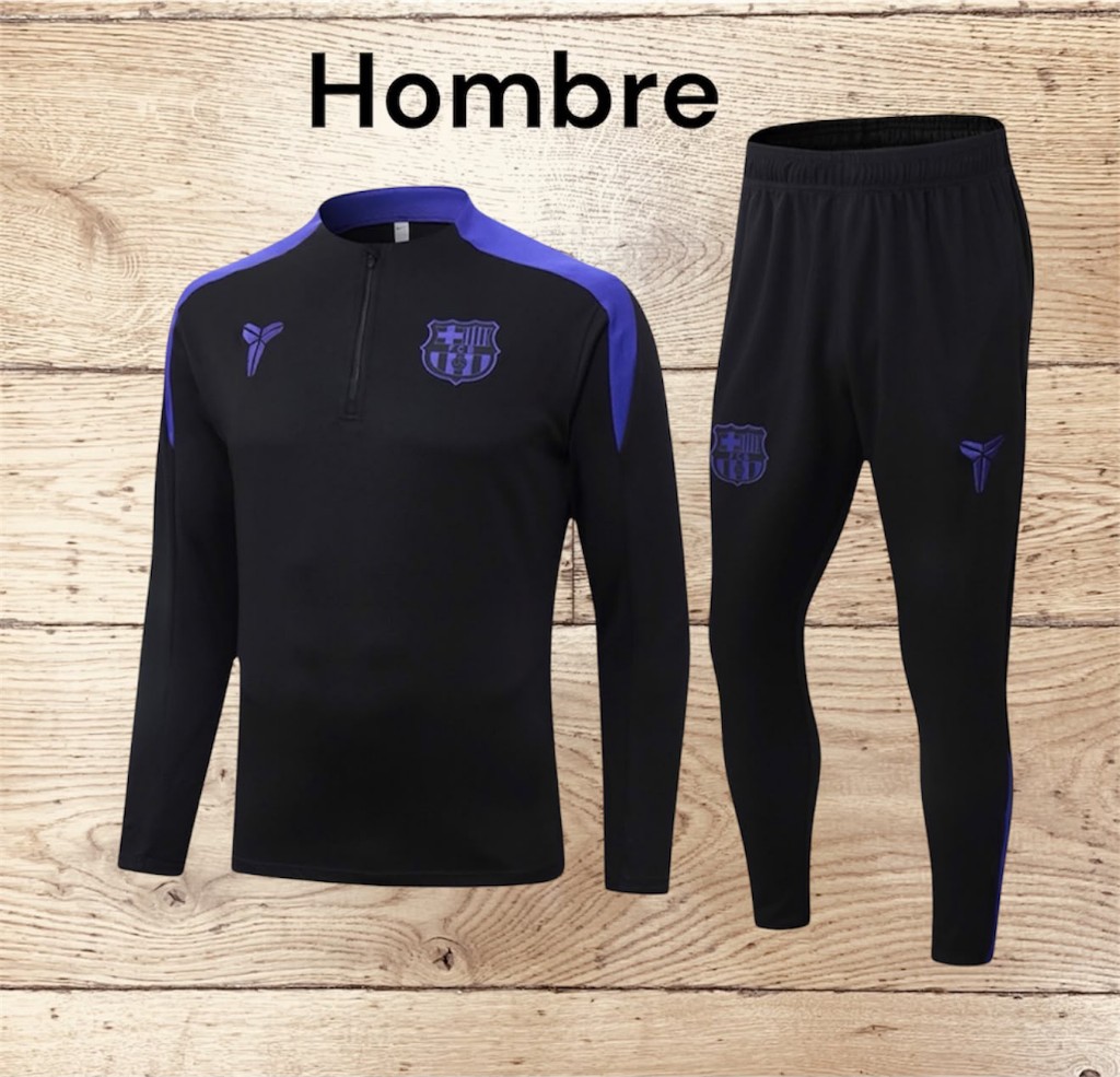 Sudadera Barcelona entrenamiento 2025 negro