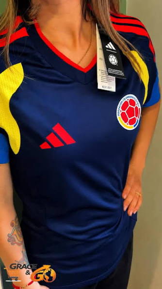 Camiseta Colombia entrenamiento dama 2026