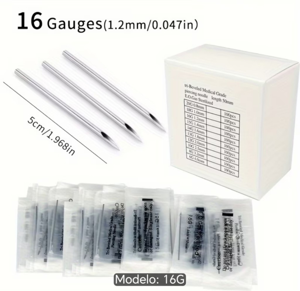 Aguja 16 caja de 100 unidades