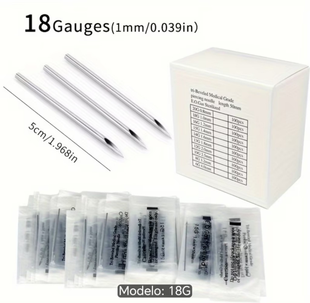 Aguja 18  caja de 100 unidades