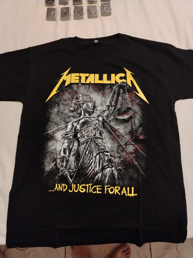 Camiseta Metallica L  and justice for all