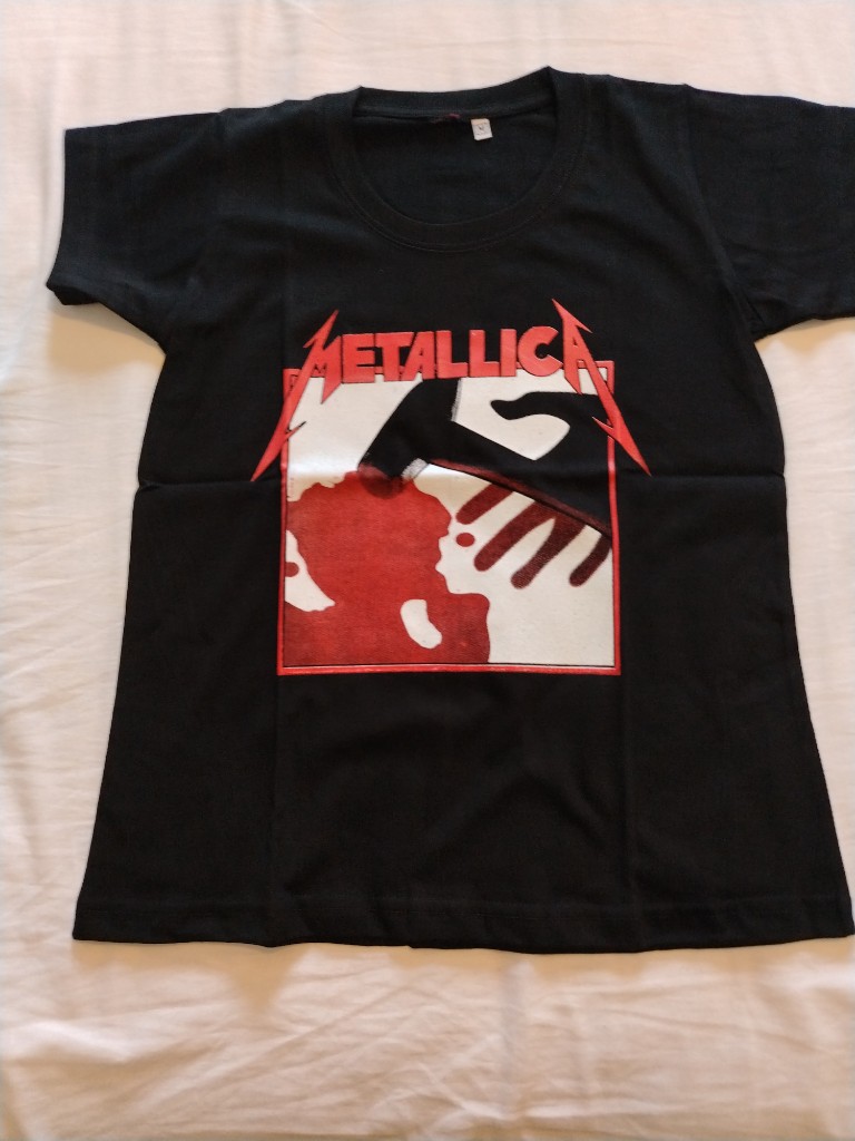 Camiseta mujer M metallica KILL and all