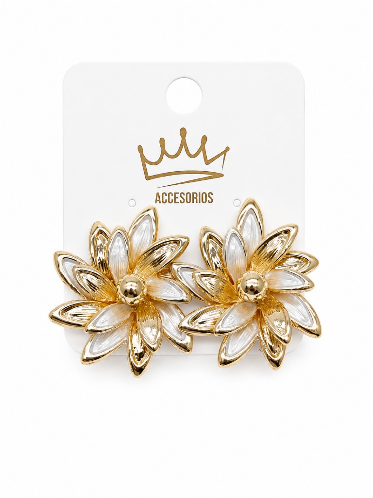 Aretes flor 057-54
