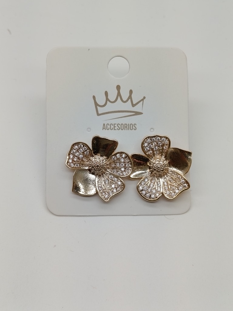 Aretes flor m257-2
