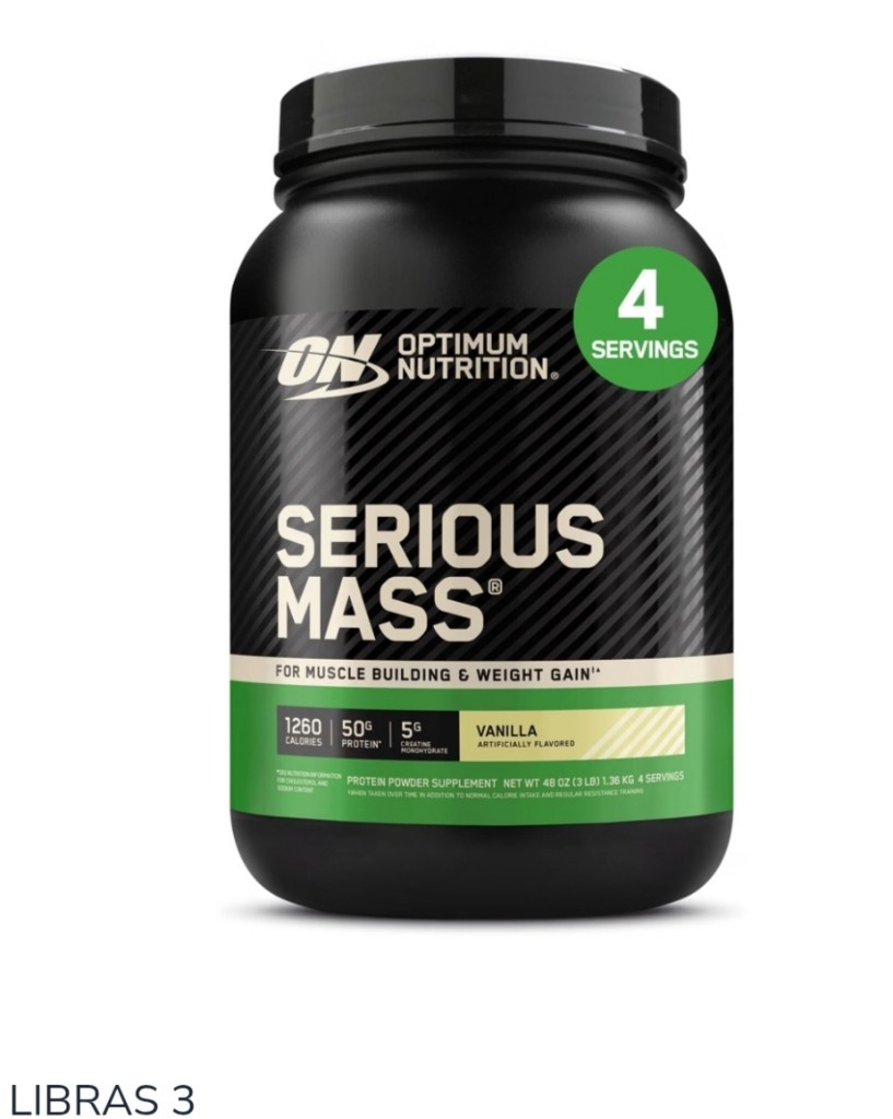 Optimum Nutrition Serious Mass vainilla