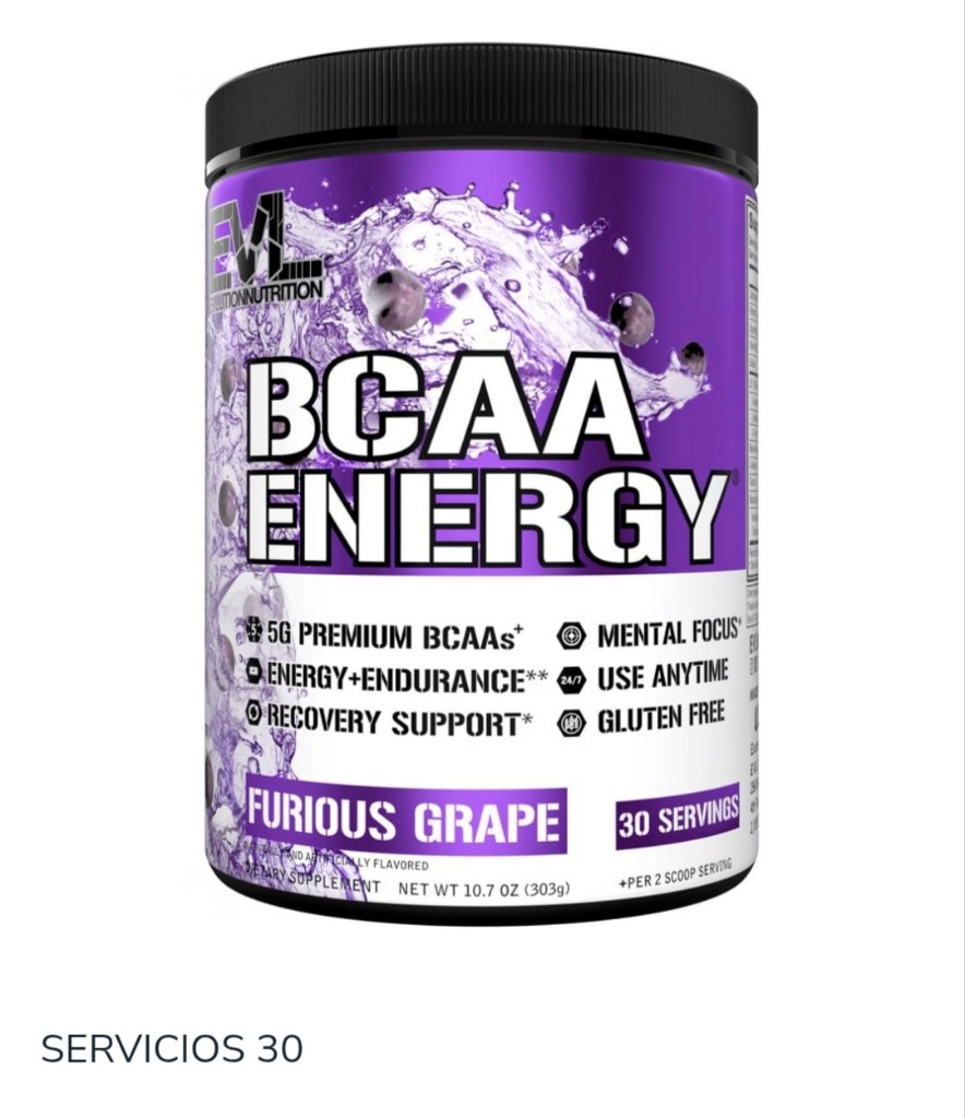 EVL BCAA Energy uva