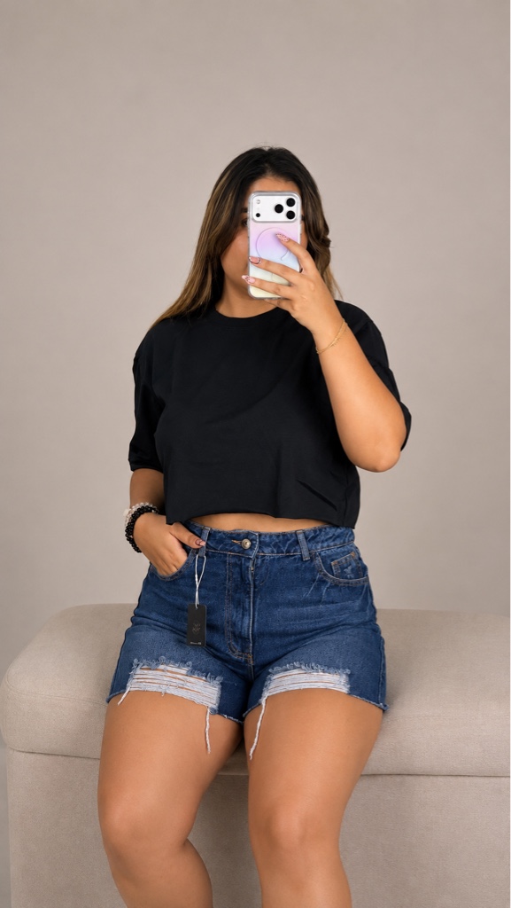 SHORT RASGADO