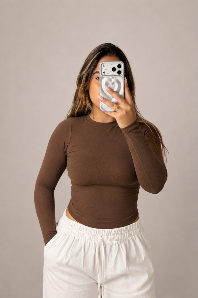 BODY MANGA LARGA EN RIB