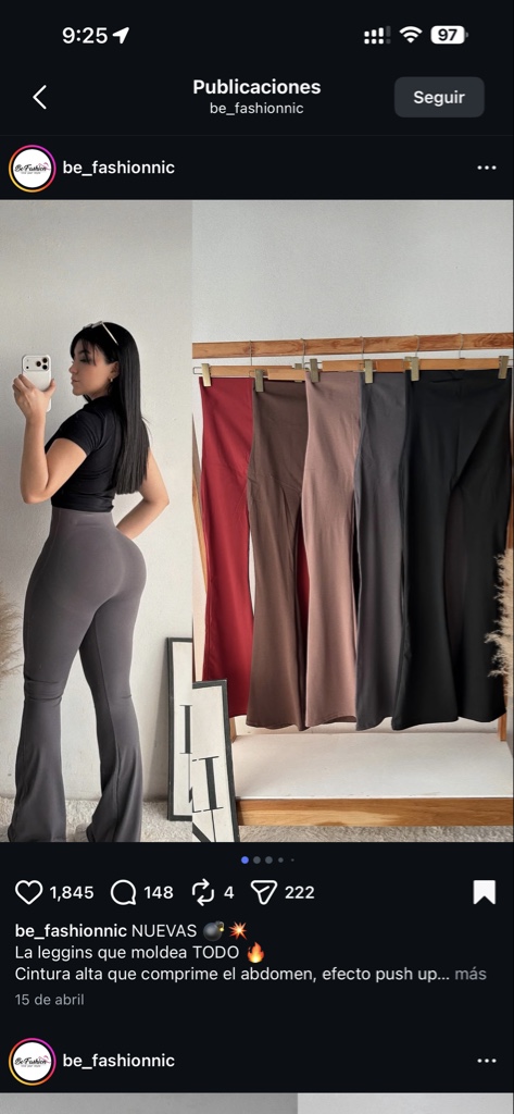 Leggins doble altura
