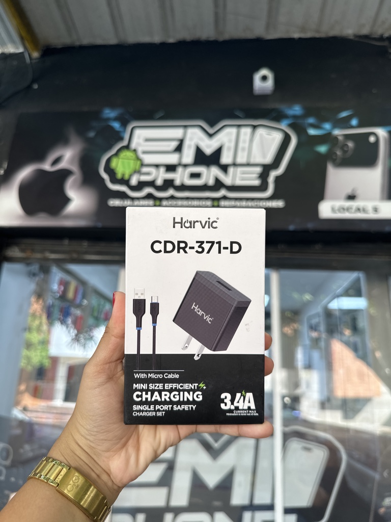 CARGADOR HARVIC CDR-371 V8 y tpc
