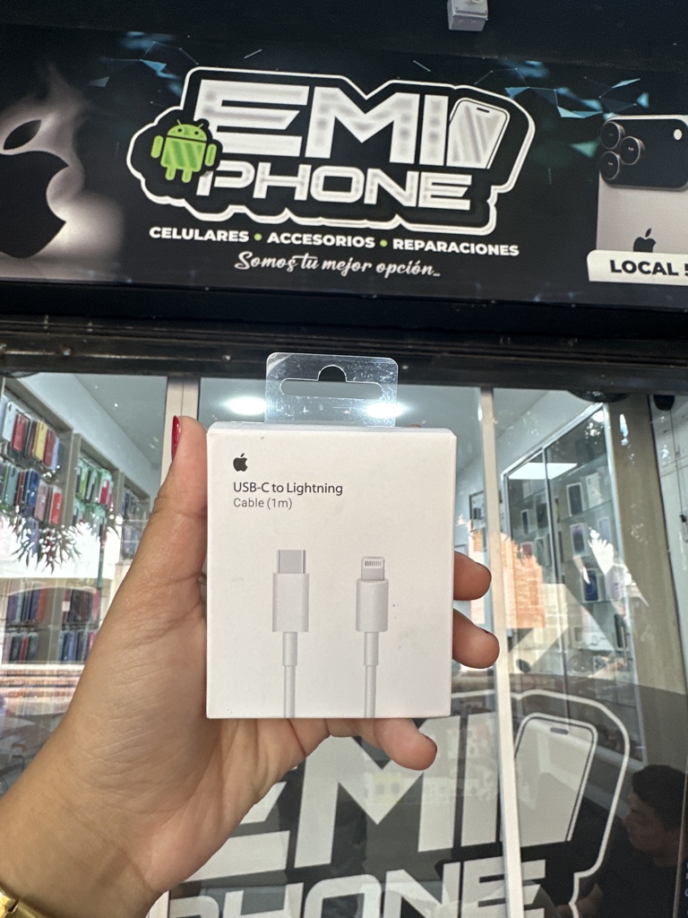 CABLE IPHONE LIGHNING A TIPO C