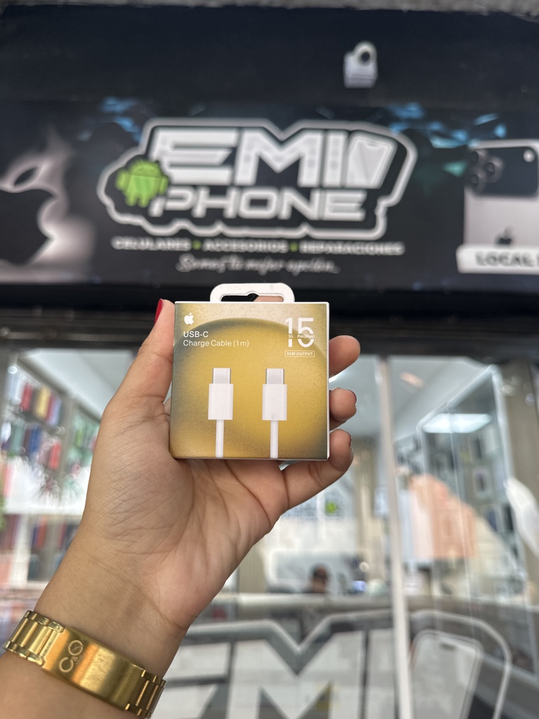 CABLE IPHONE TIPO C CERTIFICADO