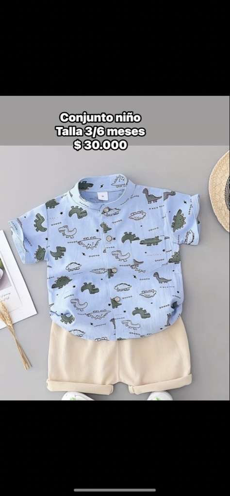 Conjunto niño dinosaurios