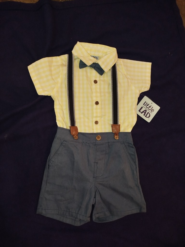 Little Lad conjunto amarillo talla 18M