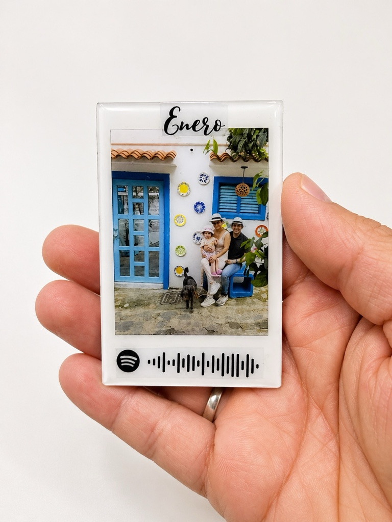 Imanes personalizados + código Spotify