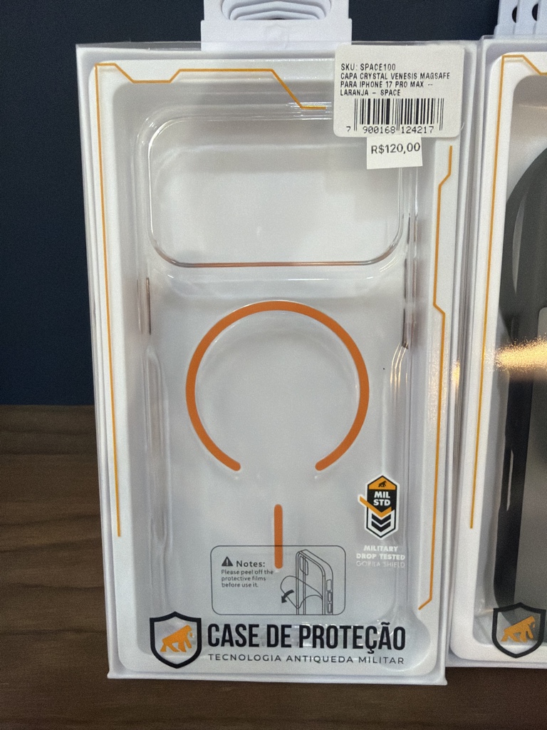 Capa Magsafe Crystal Venesis - IPHONE 17 PRO