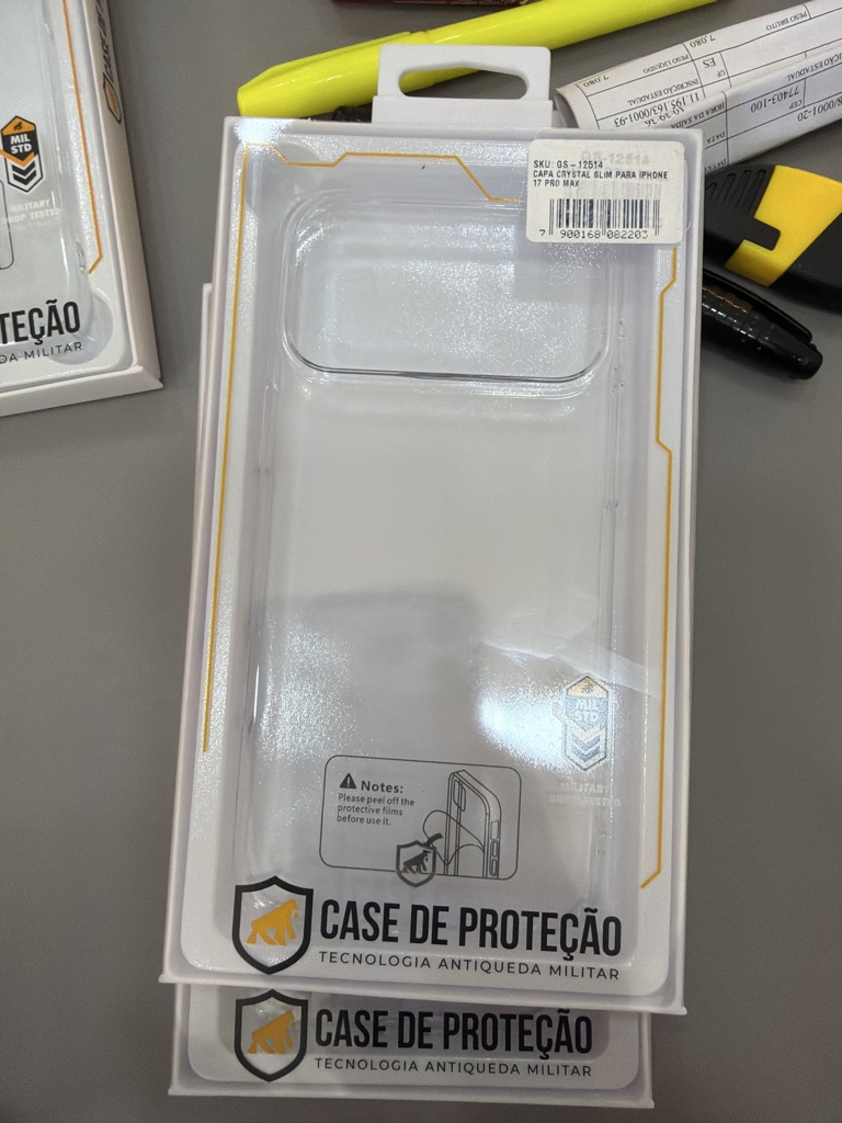 CAPA CRYSTAL SLIM - IPHONE 17 PRO MAX
