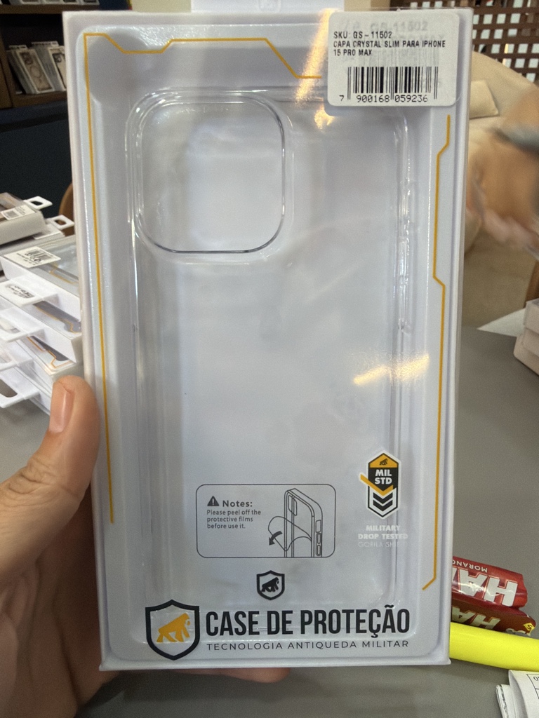 CAPA CRYSTAL SLIM - IPHONE 15 PRO MAX