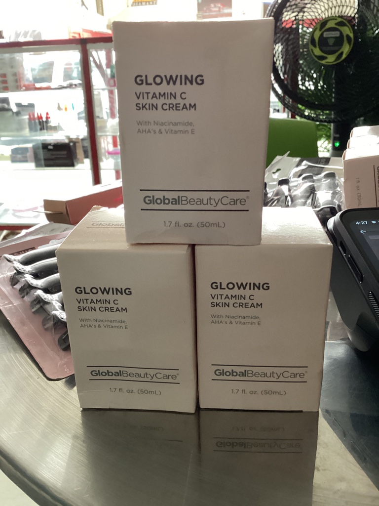 Crema facial con vitamina C
