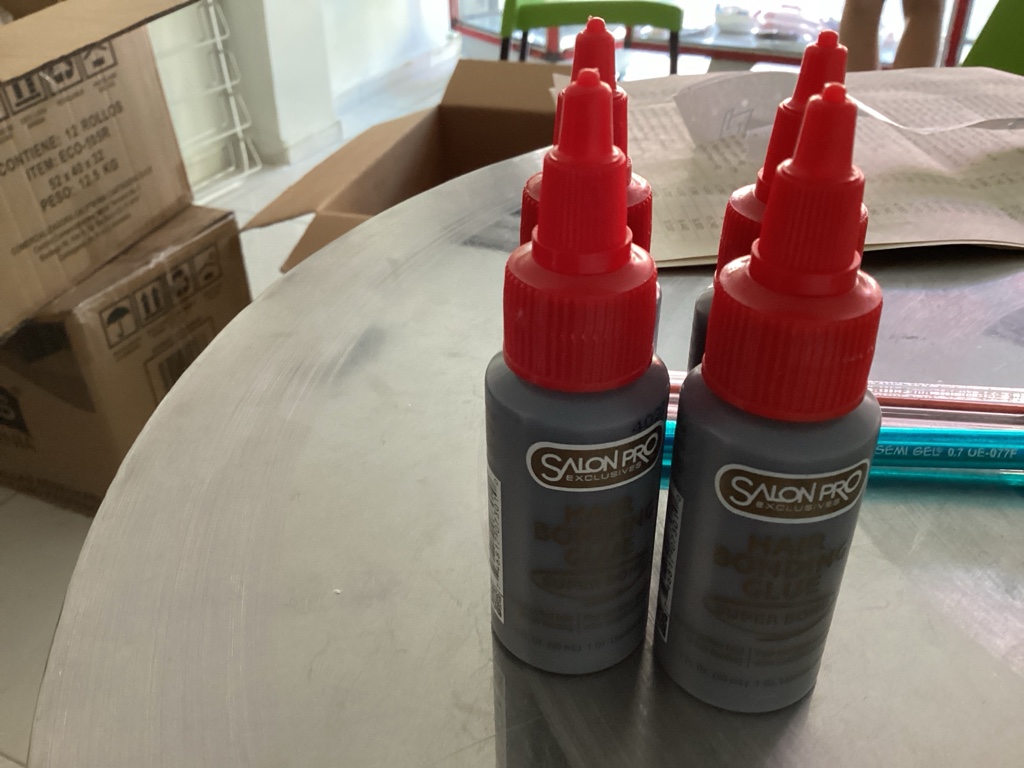 Pegante para cabello y pestañas salón pro