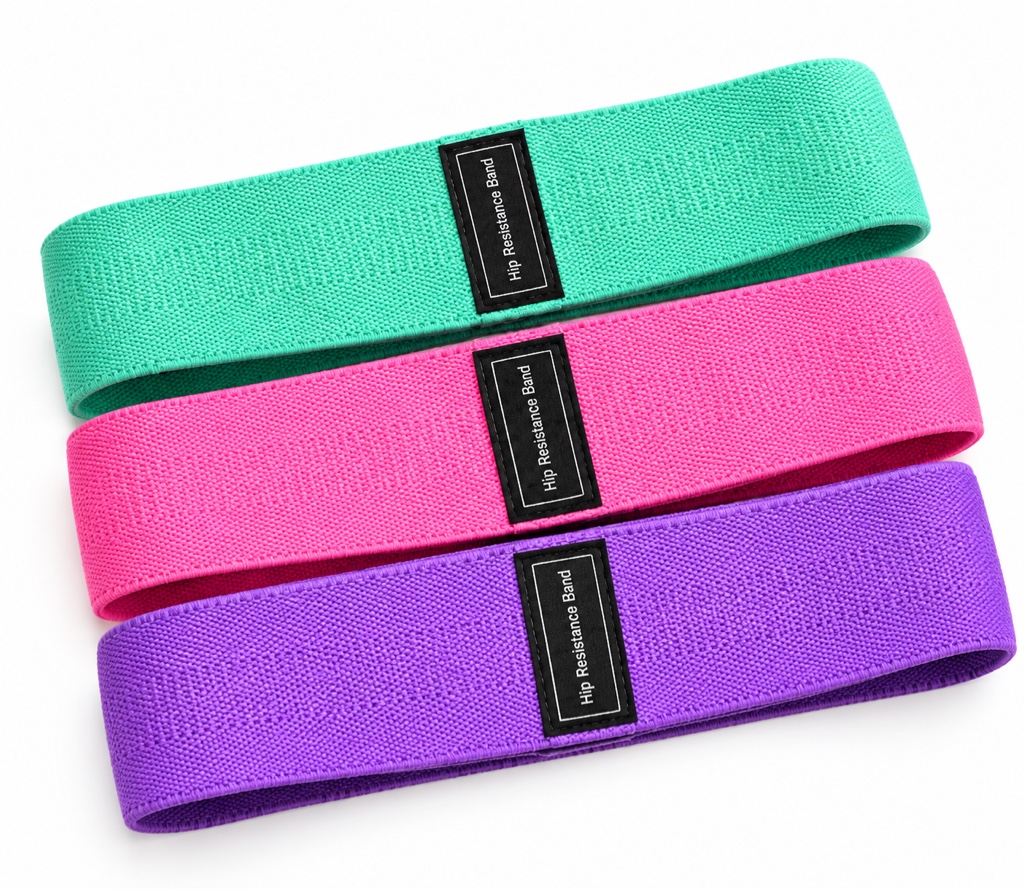 Bandas elásticas de tela yoga-gimnasio