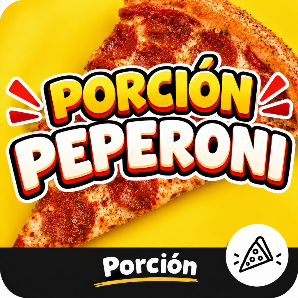 Porción peperoni