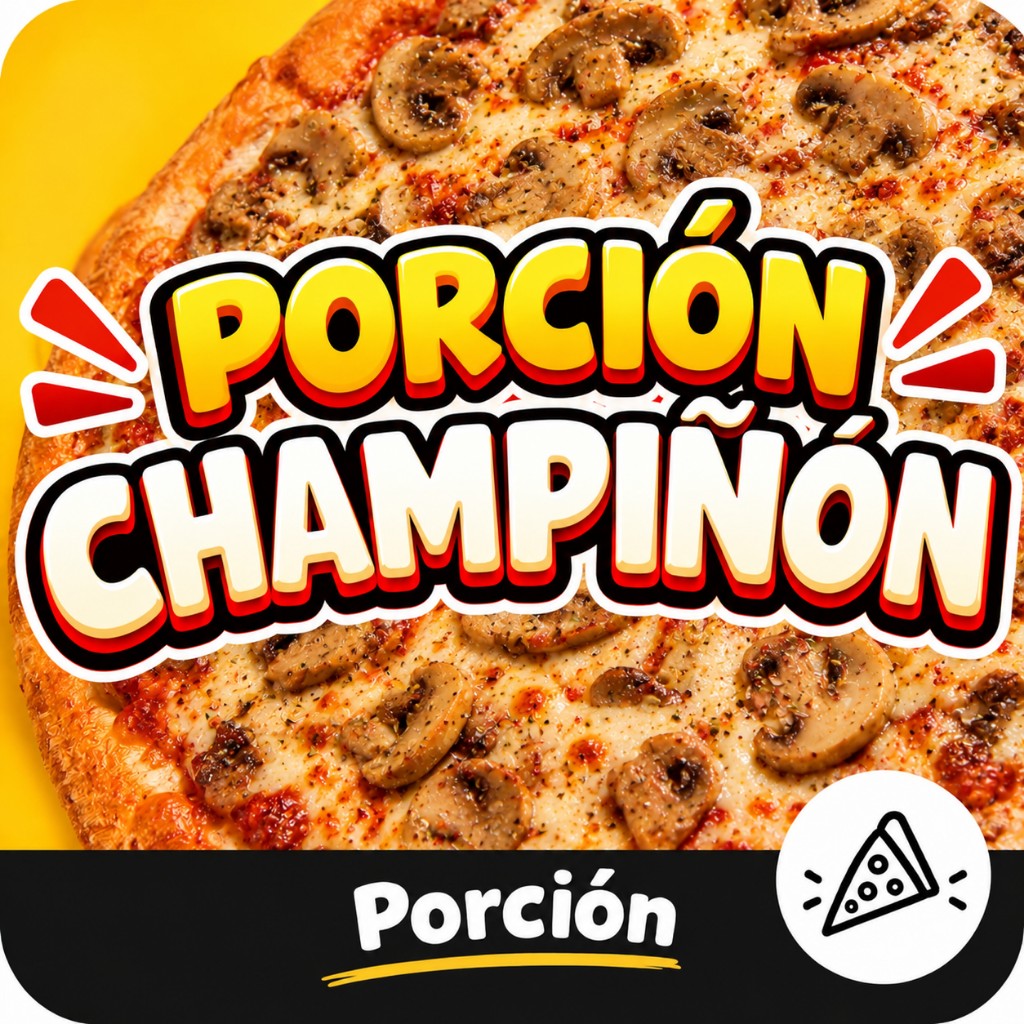 Porción pollo champiñon