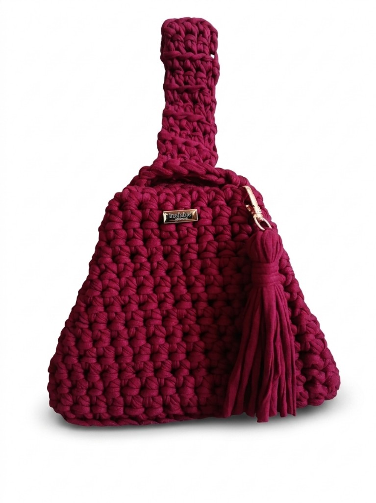 Morral vino tinto hombro solo
