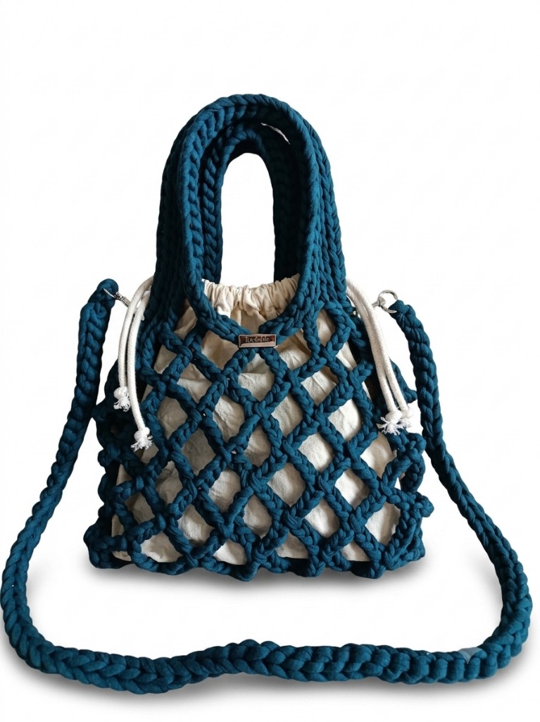 Bolso malla verde